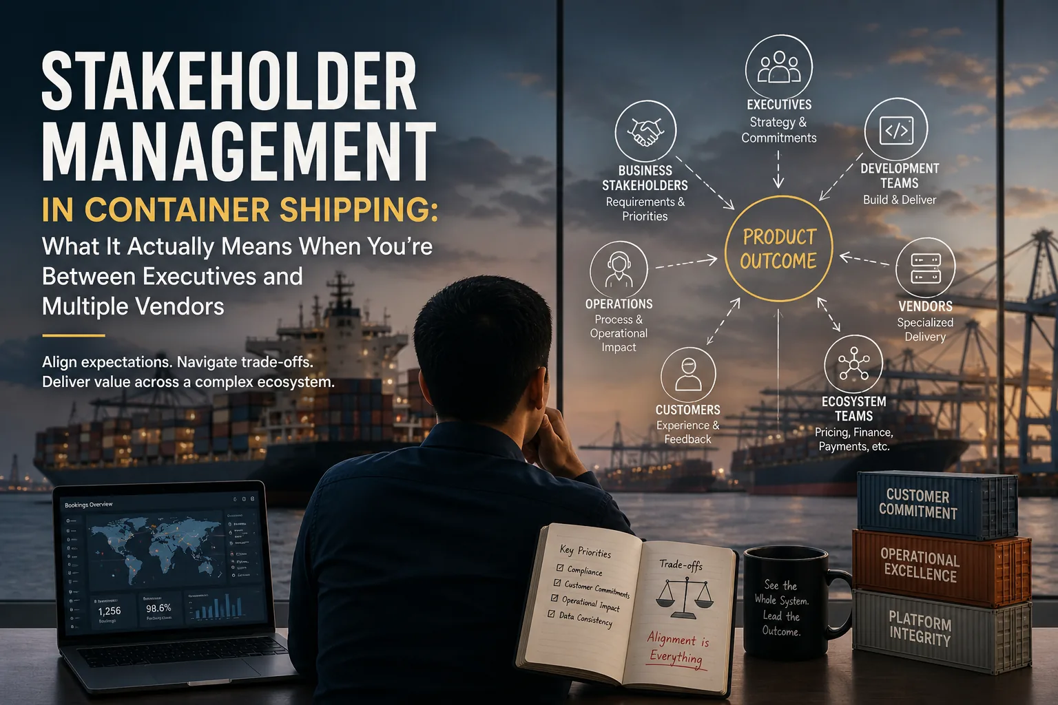 Stakeholder Management in Container Shipping: What It Actually Means When You're Between Executives and Multiple Vendors